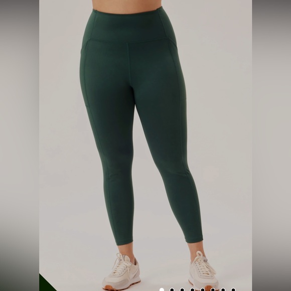 Girlfriend Collective Compressive High Rise Pocket legging in Moss Size M - Picture 1 of 5